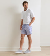 Sunset Palms Swim Trunk - Oak Hall