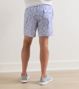Sunset Palms Swim Trunk - Oak Hall