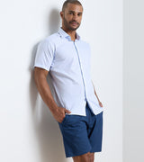 Baldwin Performance Poplin Sport Shirt - Oak Hall