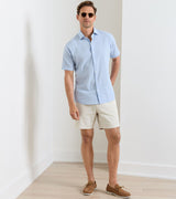 Coastal Stripe Cotton Lyocell Sport Shirt - Oak Hall