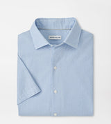 Coastal Stripe Cotton Lyocell Sport Shirt - Oak Hall