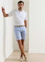 Surge Linen-Blend Stripe Performance Short - Oak Hall