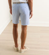 Surge Linen-Blend Stripe Performance Short - Oak Hall