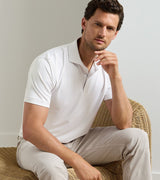 Ballad Performance Jersey Polo - Edwin Spread Coll - Oak Hall