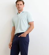 Verse Performance Mesh Polo - Edwin Spread Collar - Oak Hall
