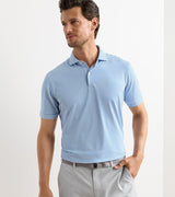 Tempo Performance Mesh Polo - Edwin Spread Collar - Oak Hall