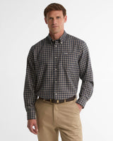 Cliff Regular Fit Thermo Weave Shirt - Navy - Oak Hall