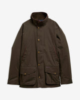 Barbour Bromfield Waterproof Jacket in Dark Olive