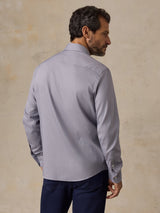 Faherty The Movement Shirt - Berry Navy Pincheck
