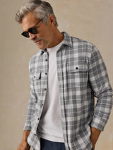 Faherty Legend Sweater Shirt - Stone Hollow Plaid