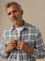 Faherty Legend Sweater Shirt - Stone Hollow Plaid