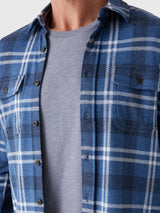 Faherty Legend Sweater Shirt - Blue Ridge Plaid