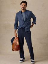 Faherty Coastline Knit Shirt - Clearbrook Gingham