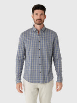 Faherty Coastline Knit Shirt - Eagle Peak Plaid