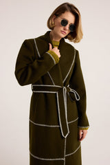 Marie Oliver Chloe Coat - Juniper Green