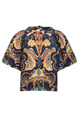 Marie Oliver Wren Top - SADDLE