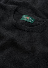 Melfort Cashmere Crew Neck Sweater - Charcoal