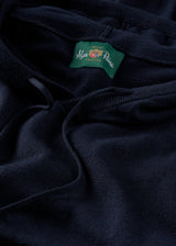Gaisby Cotton Merino Hoodie - Dark Navy
