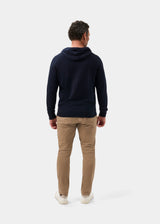 Gaisby Cotton Merino Hoodie - Dark Navy