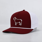 Hovi Dry Goods Mississippi State Bulldog Performance Rope Hat - Maroon/White