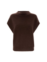 Morten Funnel Neck Cashmere Top