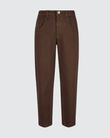 Eleventy Stretch Cotton Trousers - Dark Brown