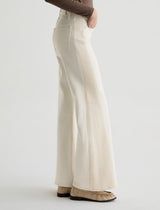 Saige Wide Leg Jean - Powder/Ecru
