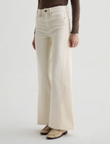 Saige Wide Leg Jean - Powder/Ecru