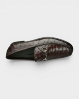 Nika Ostrich Bit Loafer