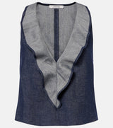 Fluid Denim Top