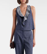 Fluid Denim Top
