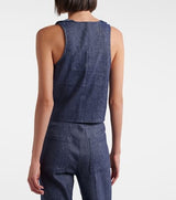 Fluid Denim Top