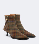 Ana Ankle Boots - Deep Vintage Check