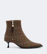 Ana Ankle Boots - Deep Vintage Check