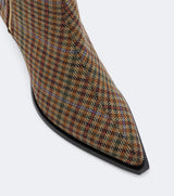 Ana Ankle Boots - Deep Vintage Check