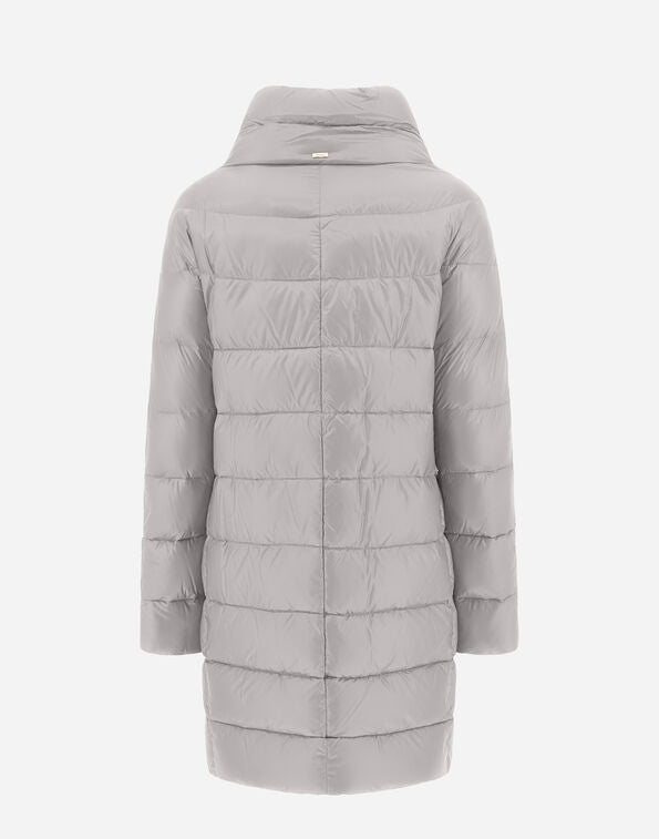 Iconico Dora Nylon Ultralight Mid Length Cocoon Coat