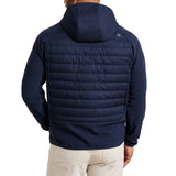 Peter Millar Parks Hybrid Hoodie Jacket - Navy