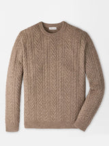 Crescent Cable Crewneck Sweater - Sawgrass