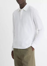 Pima Pique Long Sleeve Polo