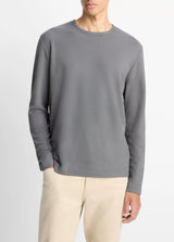 Pima Pique Long Sleeve Crew