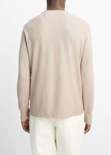 Pima Pique Long Sleeve Crew