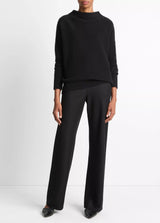 Boiled Funnel Neck Pullover