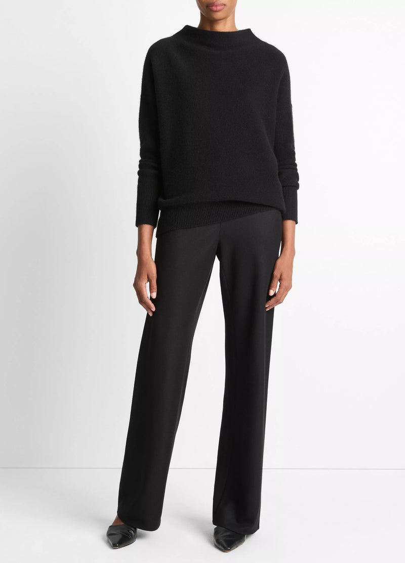 Boiled Funnel Neck Pullover