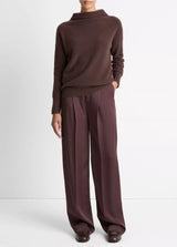 Boiled Funnel Neck Pullover