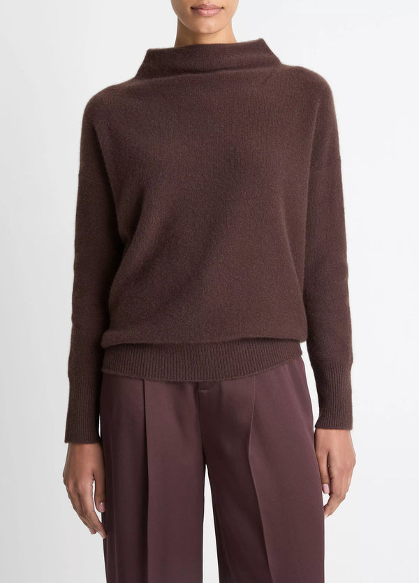 Boiled Funnel Neck Pullover