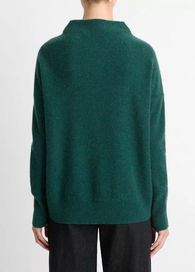 Boiled Funnel Neck Pullover