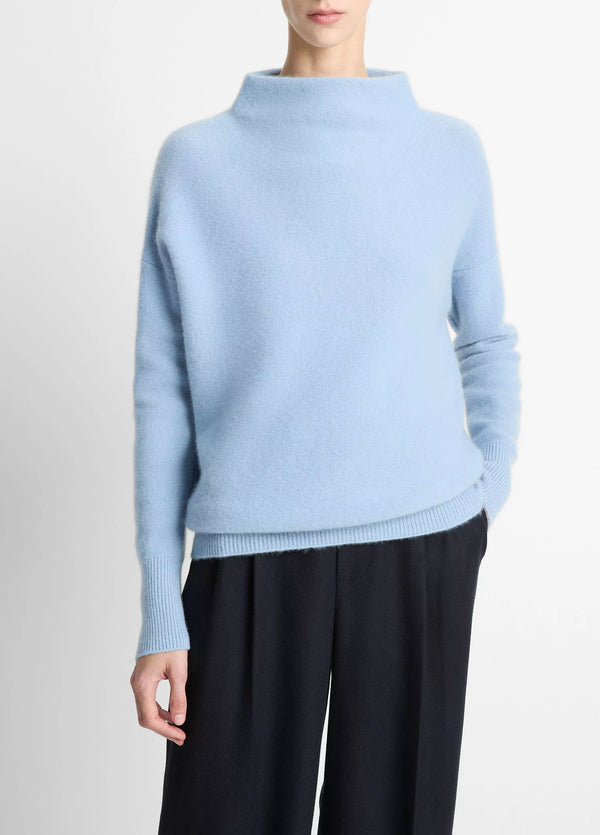 Boiled Funnel Neck Pullover