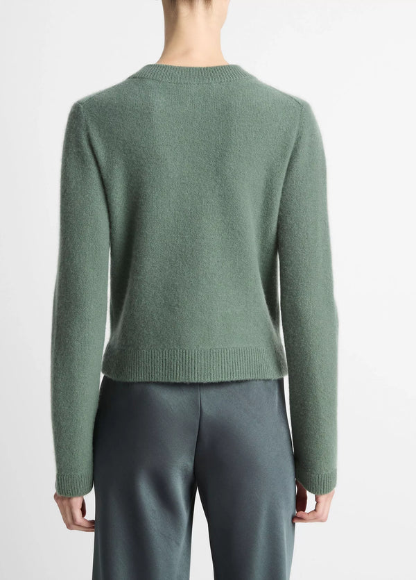 Plush Cashmere Shrunken Cardigan