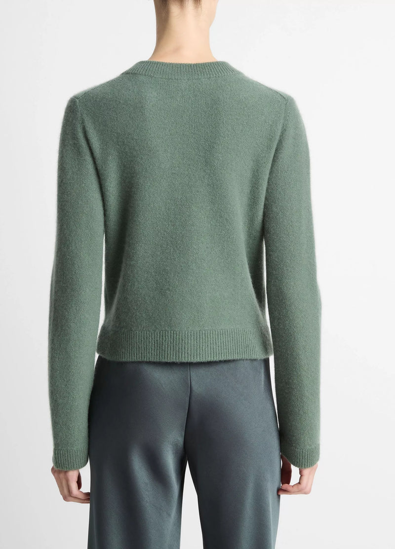 Plush Cashmere Shrunken Cardigan