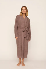 Eberjey Recycled Boucle Waffle Robe - Deep Taupe